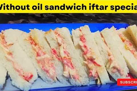 Without oil sandwich recipe |how to make sandwich without oven |bread sandwich..