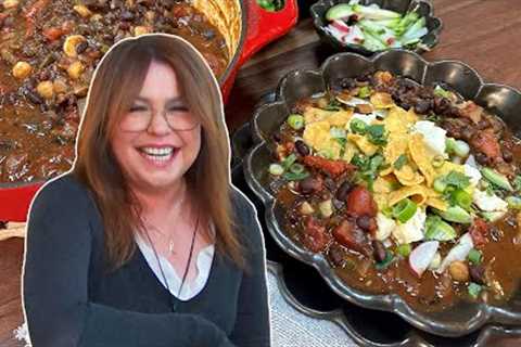 Rach's Rich and Flavorful Poblano-Black Bean Chili