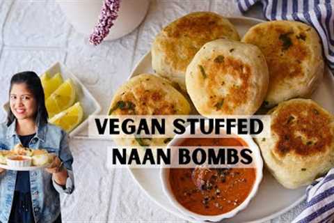 Vegan Stuffed Naan Bombs Recipe