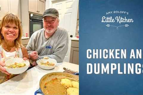 Chris taste testing Amy''s Chicken and Dumplings and he said THIS