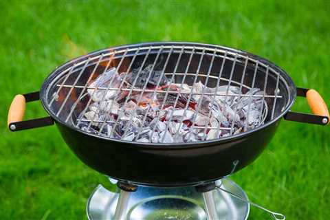 Grilling Steak With Charcoal