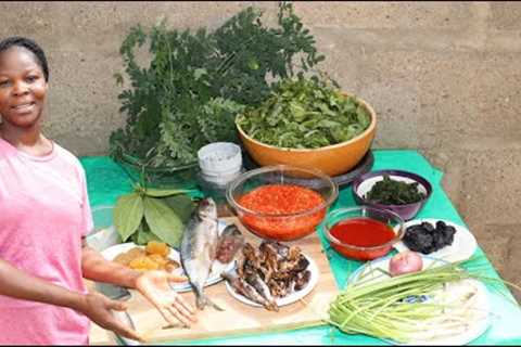 Cooking The Most Medicinal 4 in 1 Vegetable Soup!! #vegetables #medicinal #cooking #village #food