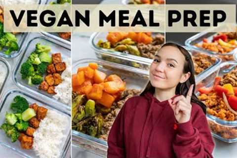 High Protein Vegan Meal Prep to Save Time & Eat Better