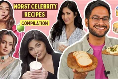 * WORST* CELEBRITY RECIPES COMPILATION VIDEO | ROUND-UP OF MY LOWEST RATED CELEBRITY RECIPES