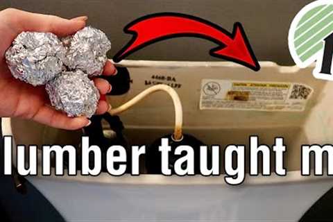 Put aluminum foil in your toilet! After 5 minutes be shocked by the result (Dollar Tree Trick)