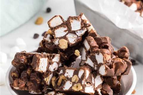 Easy Peanut Butter Rocky Road Fudge