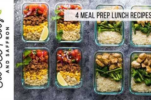 4 Meal Prep Lunch Recipes