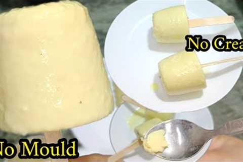 Summer Special Kesar Malai Kulfi Recipe| Na Cream, Na Mould Sirf  Doodh Se Banaye Kulfi