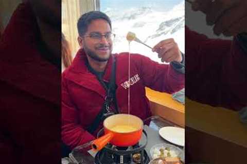 WHAT I ATE IN A DAY ON TOP OF EUROPE  🤯 JUNGFRAUJOCH FOOD #whatieatinaday #switzerland