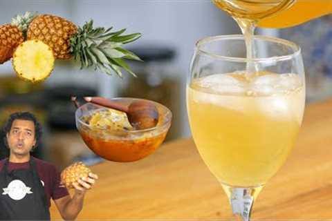 Pineapple Skin Drink is BEST for Bones, Joints🍍 Fermented Tepache Recipe