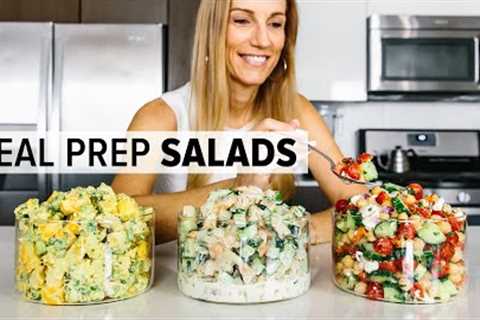 3 Easy MEAL PREP Ideas for Summer Salad Recipes