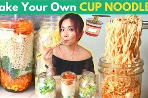 I Made My Own CUP NOODLES (DIY Cup Noodles 3 Different Ways)