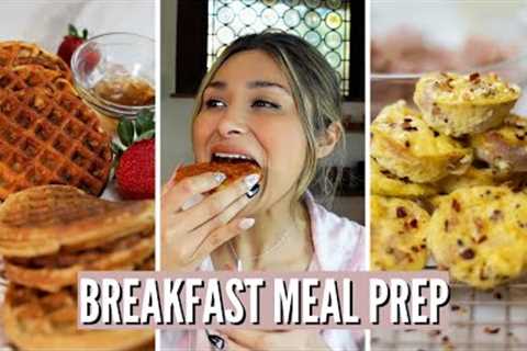 KETO BREAKFAST MEAL PREP! Keto Egg Bites & Keto Waffles! TWO EASY BREAKFAST MEALS ONLY 2 NET..