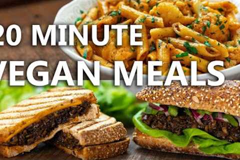 20 Minute Recipes Vegan Meals - Easy vegan Recipes | Food Impromptu