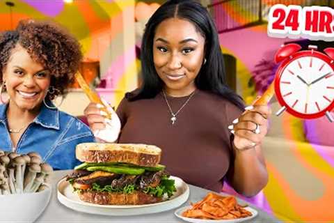 I Ate Like TABITHA BROWN for 24 hours! Easy Vegan Recipes!