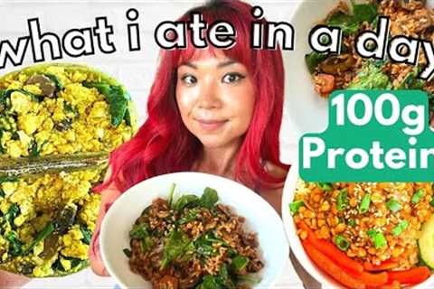 What I Ate in a Day (~100g of Protein!) + CURRENT FITNESS ROUTINE