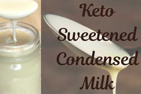 Keto Sweetened Condensed Milk | Just 2 ingredients!