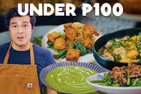 Healthy Meals Under ₱100 (2 Dollar Dishes) By Erwan