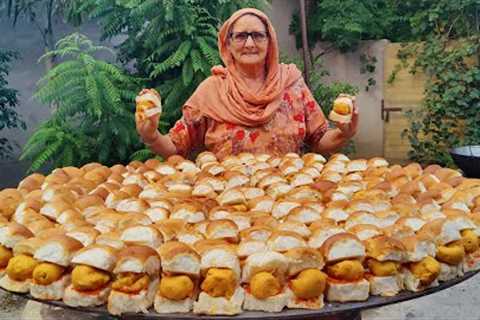 VADA PAV Prepared By GRANNY |😋😋😋 Indian Street Food Making | Village Food | Asmr | Street food