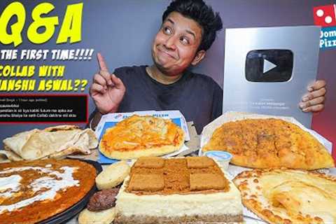 FINALLY QNA!!! Biscoff Cheese Cake, Dominos Cheese Pizza, Garlic Bread, Daal Makhani &..