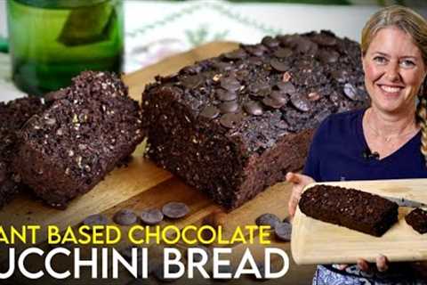 Indulge with this Plant-Based Chocolate Zucchini Bread!