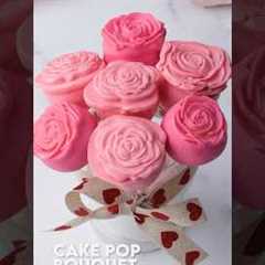 The best bouquet is made out of rose cake pops #shorts