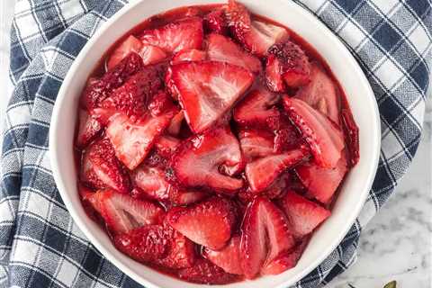 Simple Roasted Strawberries Recipe