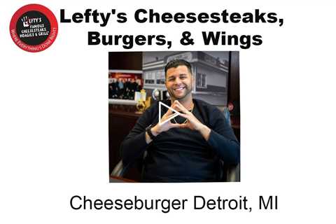 Cheeseburger Detroit, MI - Lefty's Cheesesteaks, Burgers & Wings