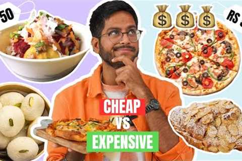 *LAST* CHEAP VS EXPENSIVE CHALLENGE 💸💰| DID I GUESS EVERYTHING RIGHT ? CRAZY FOOD CHALLENGE