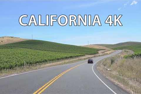 California Wine Country 4K - Scenic Drive