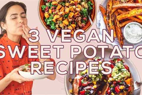 3 must-have sweet potato recipes (easy, vegan, and healthy!)