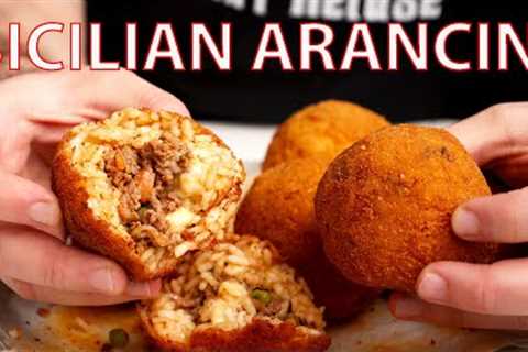 How to Make SICILIAN ARANCINI Like an Italian