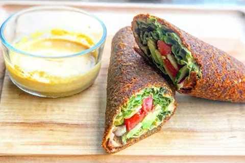 Raw Vegan Sweet Potato Wrap