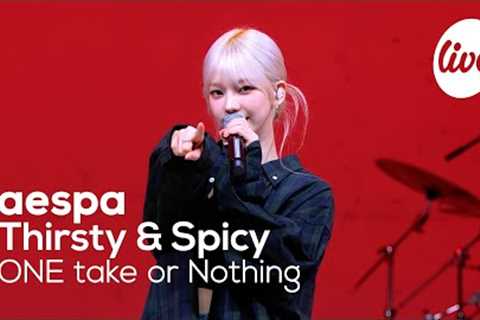 [4K] 에스파(aespa) “Thirsty & Spicy(One Take ver.)” Band LIVE Concert│에스파의 매운맛 밴드라이브[it’s Live..