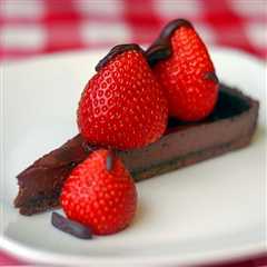Strawberry Chocolate Truffle Tart – an easy elegant dessert!