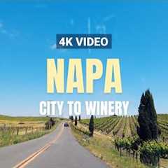 [4K] Wine Country Road Trip: Driving from San Francisco to Napa Valley #4k