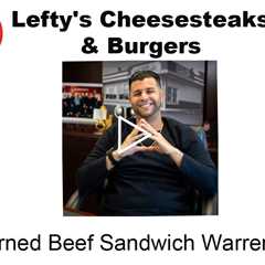 Corned Beef Sandwich Warren, MI - Lefty's Cheesesteaks, Burgers, & Wings