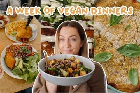 what I ate for dinner this week (SUPER delicious vegan meals) 🧡