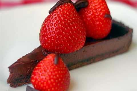 Strawberry Chocolate Truffle Tart – an easy elegant dessert!