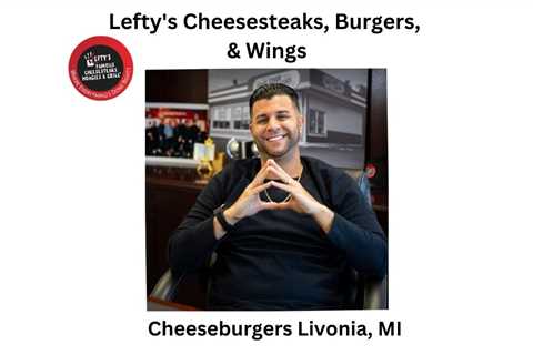 Cheeseburgers Livonia, MI - Lefty's Cheesesteaks, Burgers, & Wings