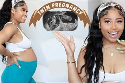 I’M PREGNANT w/ TWINS! + Belly Shot + What I Eat In A Day (vegan 🌱)