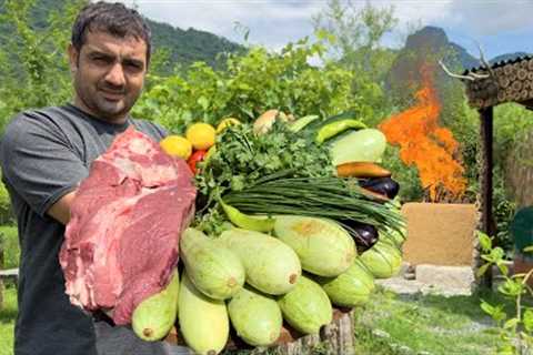 CHEF GET SURPRISED BY THIS RECIPE! EXTREMELY DELICIOUS VEGETABLE MIXED DISH | RURAL VILLAGE LIFE