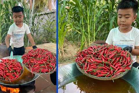 Yummy red chili cooking - Chef Seyhak