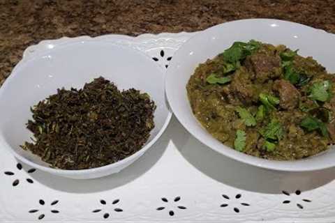 Hyderabadi Turai goshth including fried turai peels. Yummy 😋