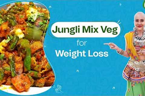 Jungli Mix Veg for weight loss | Desi Vegetable | Vegetarian Paneer Recipe | Indian diet by Richa