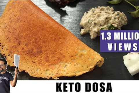 Keto Dosa (Crispy Keto Crepe) | Keto Recipes | Headbanger''s Kitchen