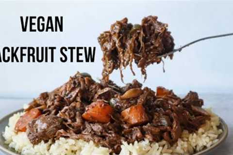 Jackfruit Stew: Quick & Easy Vegan Caribbean Meal | Vegan Comfort Food