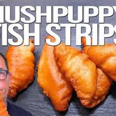 ARBY'S HUSHPUPPY BREADED FISH STRIPS...JUST HOMEMADE & WAY BETTER! | SAM THE COOKING GUY