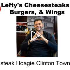 Cheesesteak hoagie Clinton Township, MI - Lefty's Cheesesteaks, Burgers, & Wings