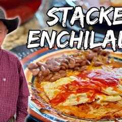 Authentic New Mexico Stacked Enchiladas Right From the Hatch Valley!